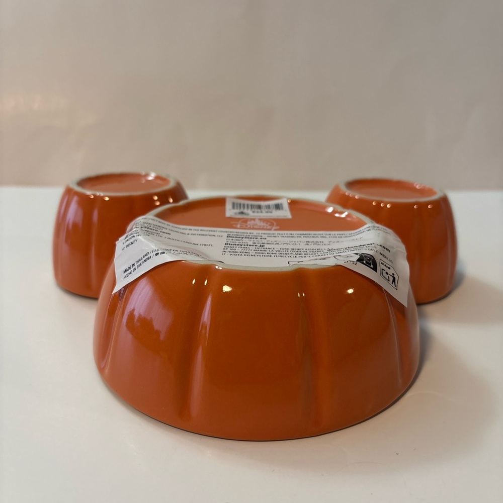 2025 Disney Parks Home Halloween Mickey & Minnie Mouse Pumpkin Candy Bowl Dish - Picture 5 of 6